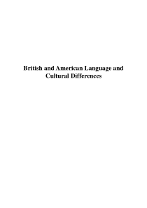 英美语言文化差异-British-and-American-Language-and-Cultura