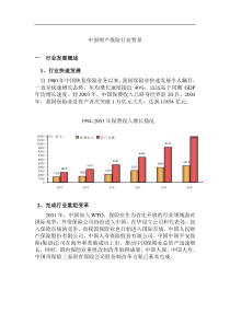 中国财产保险行业分析(1)