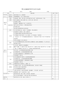 婴儿抚触操作评分标准