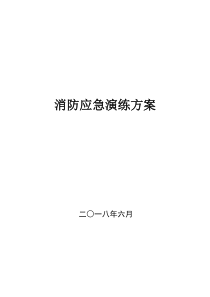 消防应急演练方案