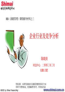 企业行业及竞争分析(PDF 92页)