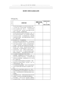 学校消防安全检查记录表[1]