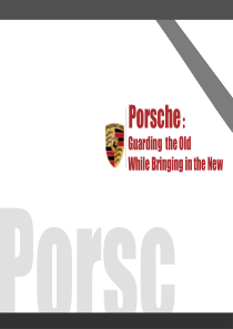 保时捷(Porsche)文化产品与市场分析汽车行业ppt模板