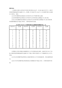 统计学第七章-区间估计作业