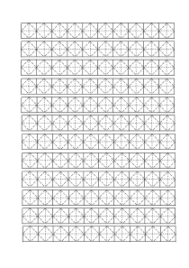 菱形十字格10×12