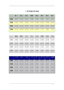 广州市潮汐时间表