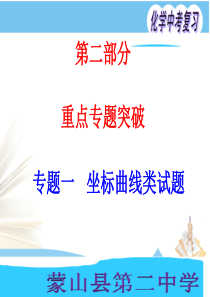 初三化学坐标曲线类试题