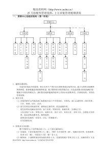 ajy_0112_某服装公司人事文件——营销中心组织管理制度