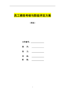 员工绩效考核与职级评定方案