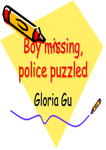 64Boy missing,police puzzled