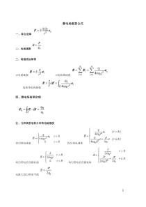 大学物理公式总结