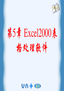 Excel2000表格处理软件