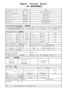 MT无损检测报告(中英文版)