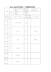 2017新北师大版四年级上册数学教案