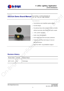 OB2532A-Demo-Board-Manual_LED-驱动电路_昂宝方案