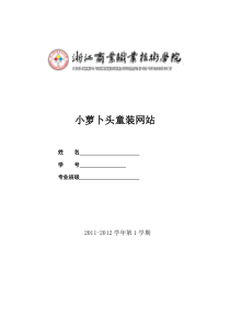 小萝卜头网站建设与维护方案书