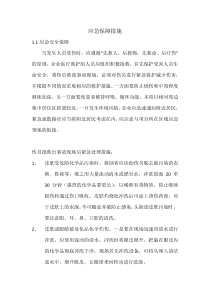 应急保障措施