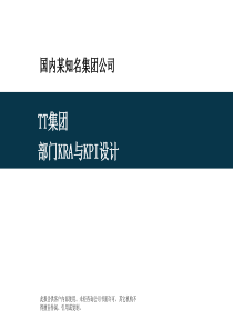 某上市集团各部门KPI设计(鱼骨图)、岗位考核指标