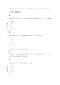 大学生创业导论2019尔雅答案100分