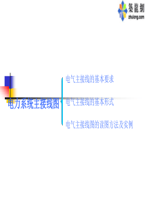 电力系统主接线图讲解