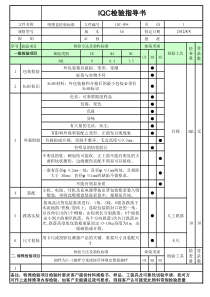 吸塑盒检验标准