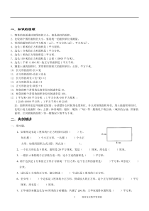 人教版三年级下面积知识点及经典例题练习题