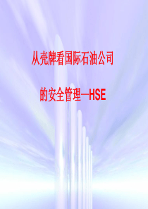 从壳牌看国际石油公司的安全管理_HSE