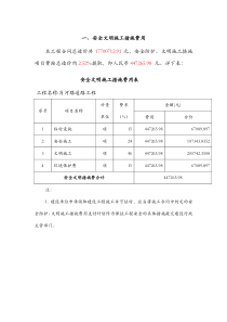 市政工程安全文明施工措施费提取和使用计划