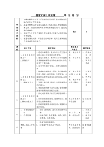 排球正面上手发球单元计划