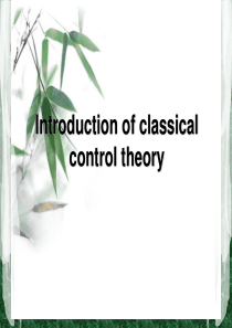 Classical-control-theory-经典控制理论-精美英文PPT