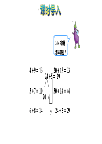 一年级下册数学两位数加一位数(进位)-苏教版