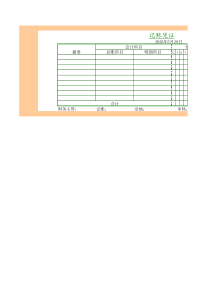 通用记账凭证EXCEL模板