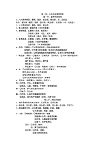 济南版七年级下册生物知识点