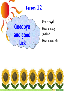 新概念二册Lesson-12--goodbye-and-good-luck