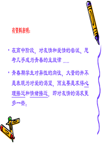 微笑走过花季友情与爱情早恋教育主题班会课件PPT