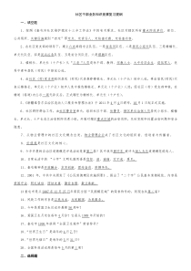 社区干部业务知识竞赛复习提纲2