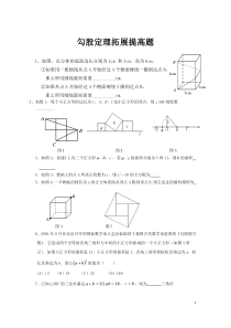 八年级下-勾股定理拓展提高题