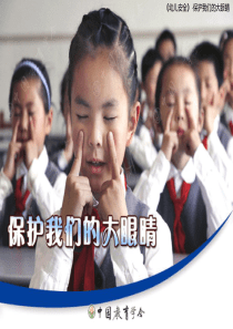 保护我们的大眼睛-幼儿园小班安全教育课件