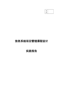 信息系统项目管理project20032010资料