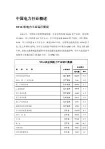 电力行业分析