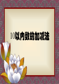 幼儿园数学：10以内加减法(ppt课件)