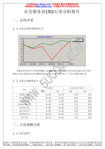 社会服务业SQ行业分析报告DOC