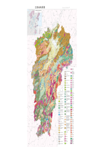 江西省地质图