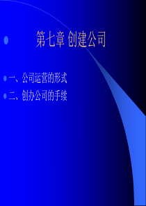 企业管理-创建公司（PPT31页）