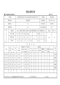 混凝土搅拌记录