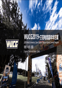 2019WUCG三亚电竞嘉年华活动案33P