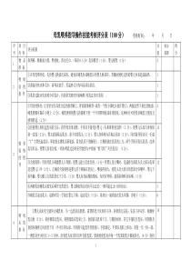 母乳喂养指导操作技能考核评分表(修订)