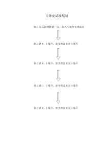 先锋皮试液配制