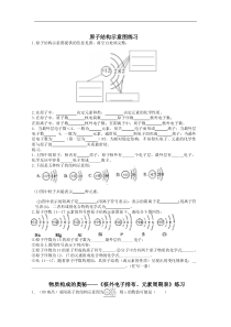 原子结构示意图练习