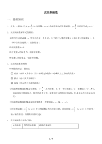 中考——反比例函数知识点【经典】总结